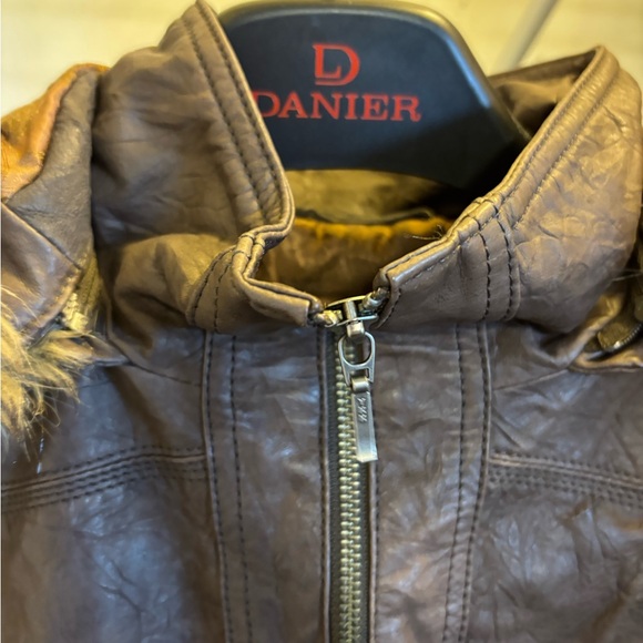 NWT Y2K leather jacket.  Xs - Picture 5 of 9